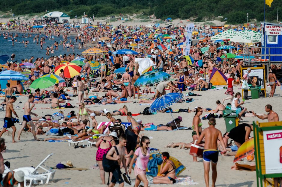 Per vasarą Palangos ir Šventosios paplūdimiuose skendo 36 žmonės