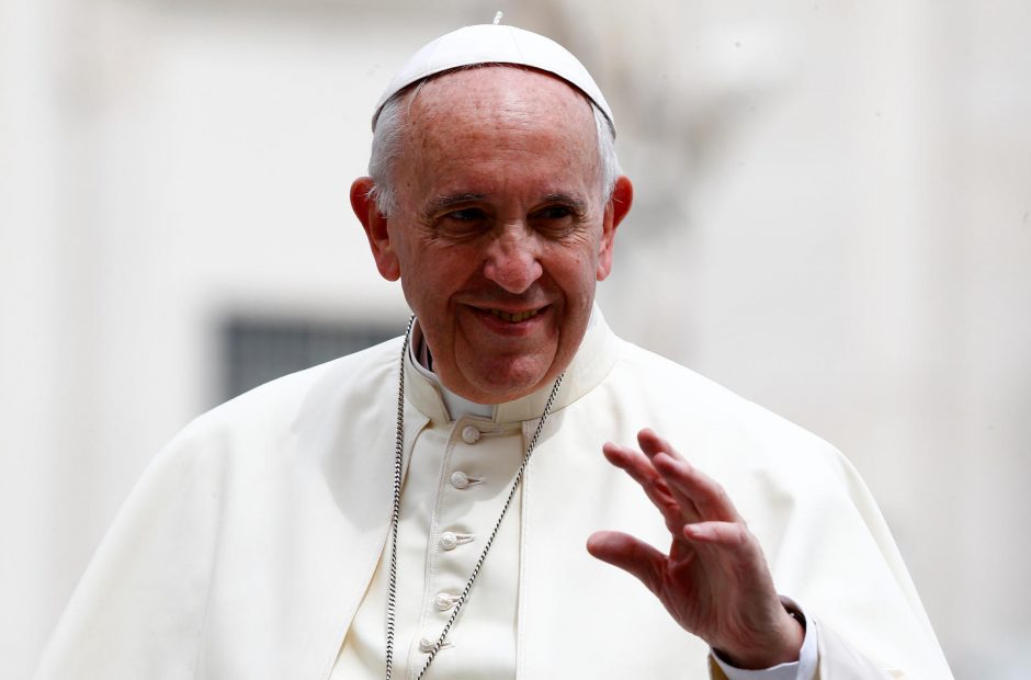 Popiežius: žmonija susiduria su iššūkiu civilizacijai