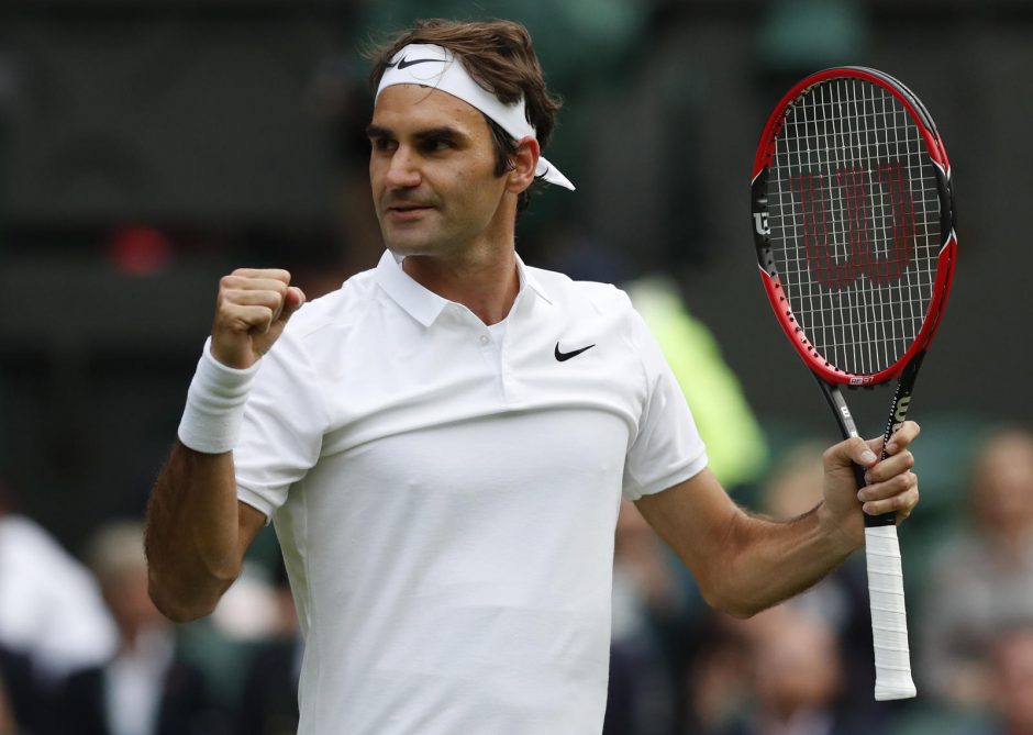 R. Federeris 15-ą kartą iš eilės pateko į ketvirtfinalį Halėje