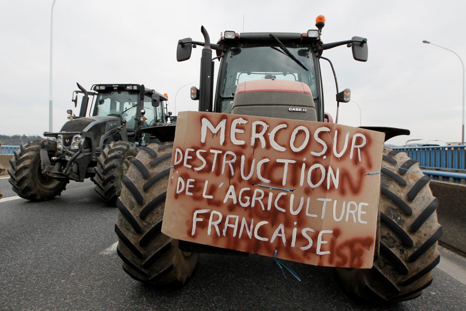 ES ir Pietų Amerikos prekybos susitarimą ūkininkai vadina tamsiu istorijos momentu