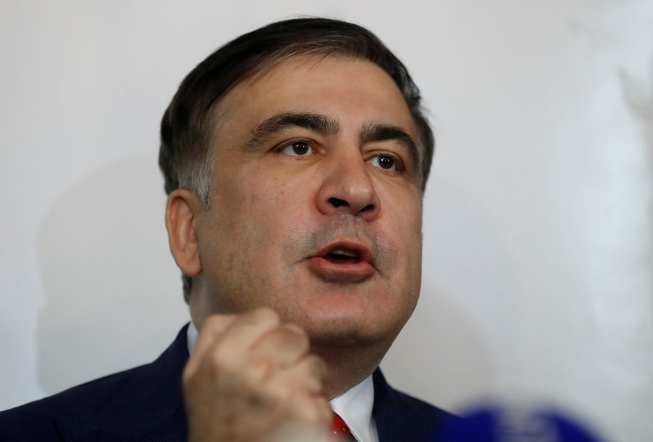 Buvęs Gruzijos prezidentas M. Saakašvilis negalės atvykti į Ukrainą