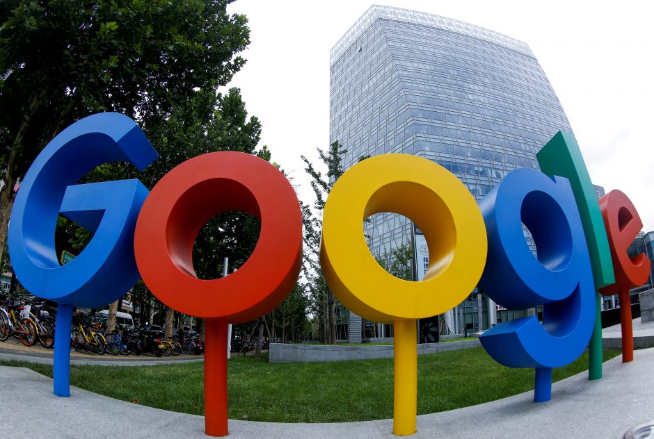 Interneto milžinei „Goog­le“ – dar vie­nas ES fi­nan­si­nis kir­tis