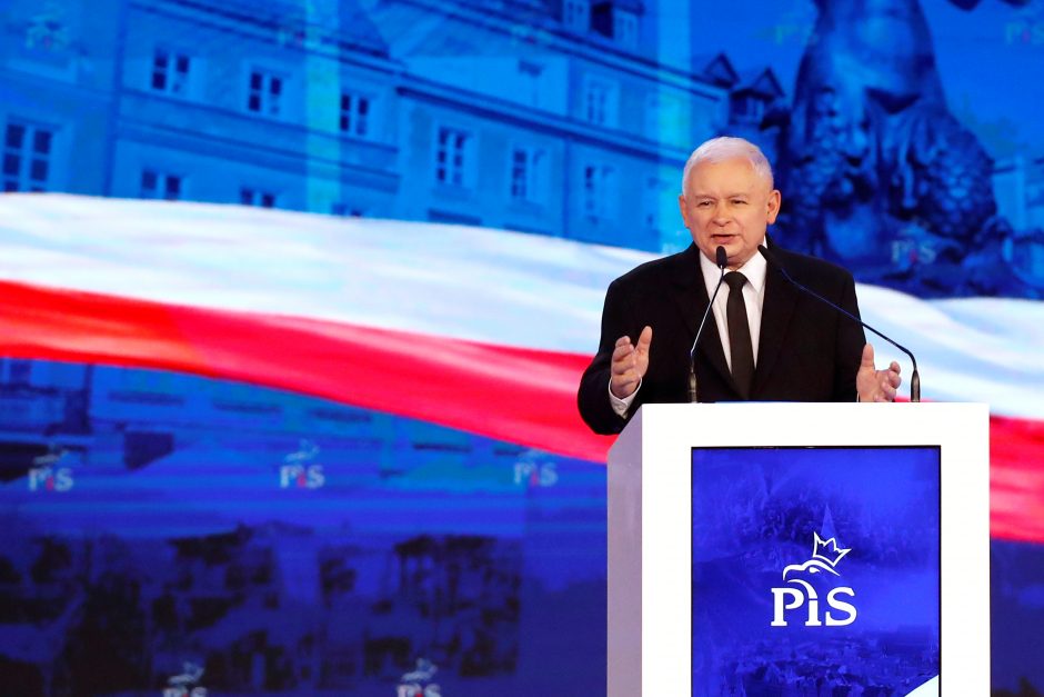 J. Kaczynskis: negalime leisti, kad Lenkija būtų įtraukta į euro zoną