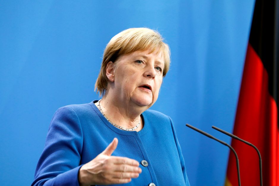 A. Merkel: klimato kaita yra iššūkis žmonijai