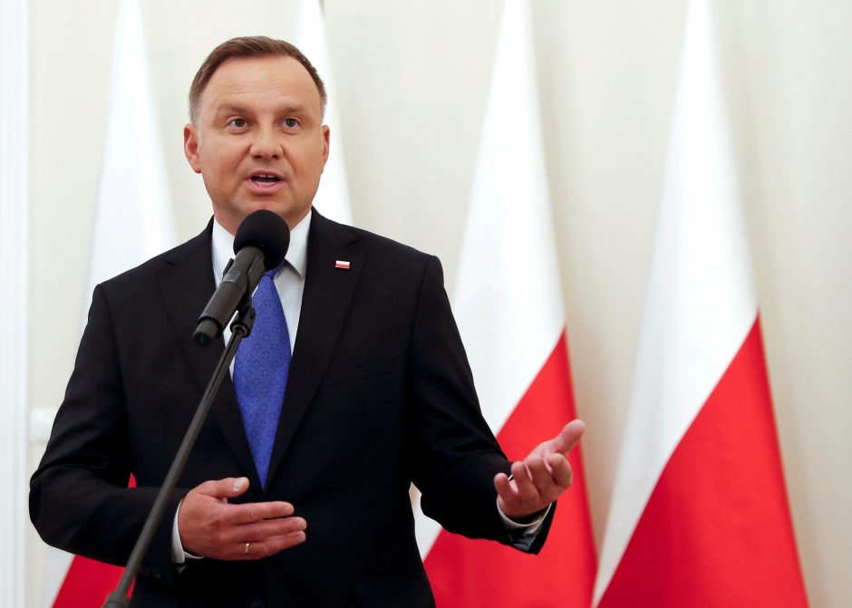 Lietuvoje kitą savaitę lankysis Lenkijos prezidentas