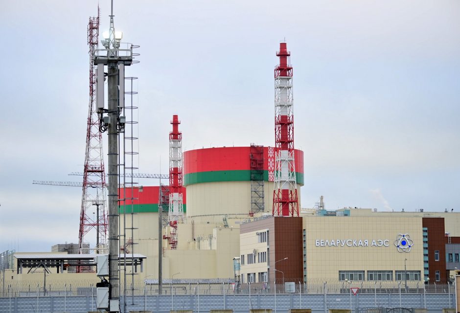 Astravo AE vėl įjungta į Baltarusijos energetikos sistemą