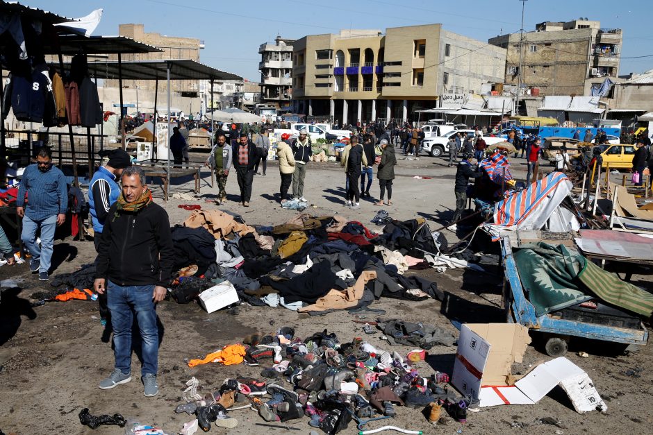 Sprogdinimo Bagdade aukų padaugėjo iki 32, dar 110 žmonių sužeista