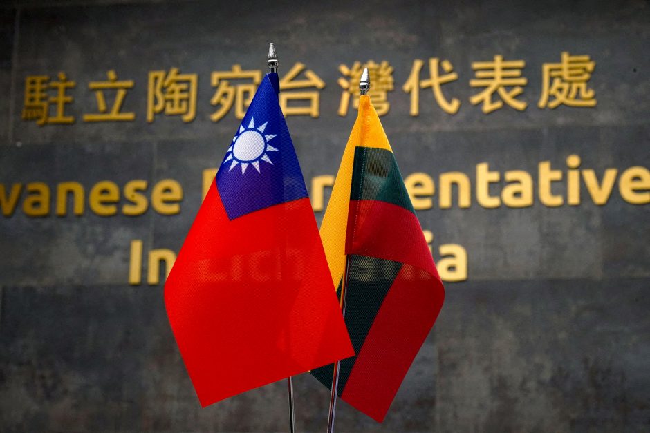 Lietuva pateikė prašymą Taivane atidaryti prekybinę atstovybę