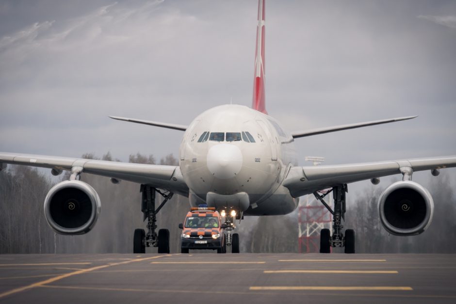 Vilniaus oro uoste išaugo didžiųjų orlaivių skaičius