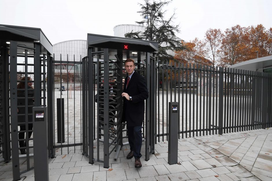 Strasbūro teismas: A. Navalno areštai yra politiškai motyvuoti