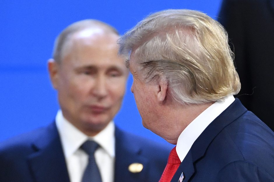 D. Trumpas ir V. Putinas gali susitikti per G-20 forumą