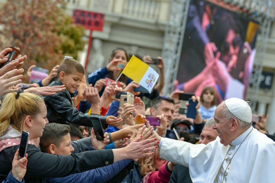 Šiaurės Makedonijoje popiežius ragina Balkanus priimti įvairovę 