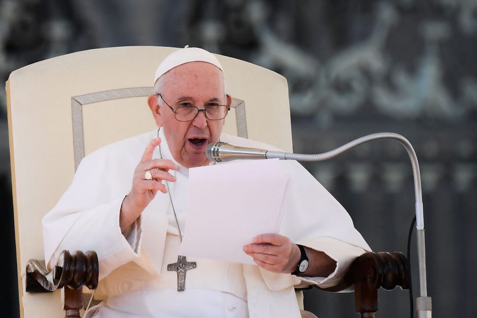 Popiežius ragina reformuoti Jungtines Tautas
