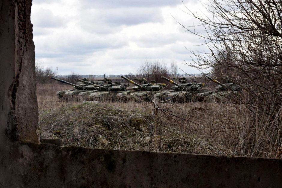 JAV: Rusija prie Ukrainos sienos sutelkė didesnes pajėgas nei 2014-aisiais
