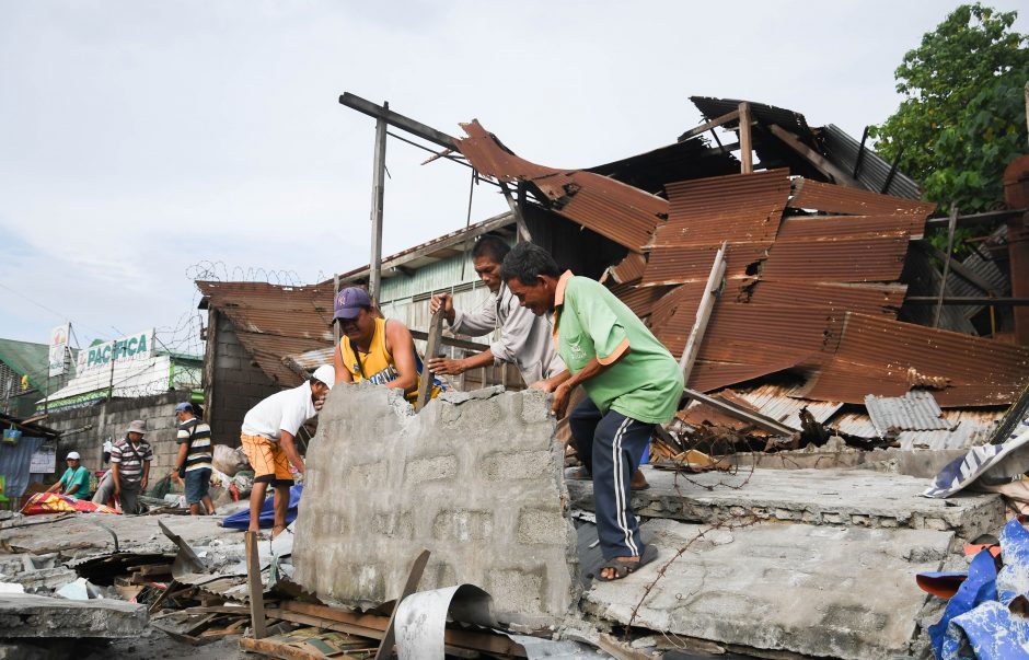 Prie Filipinų – 7 balų žemės drebėjimas