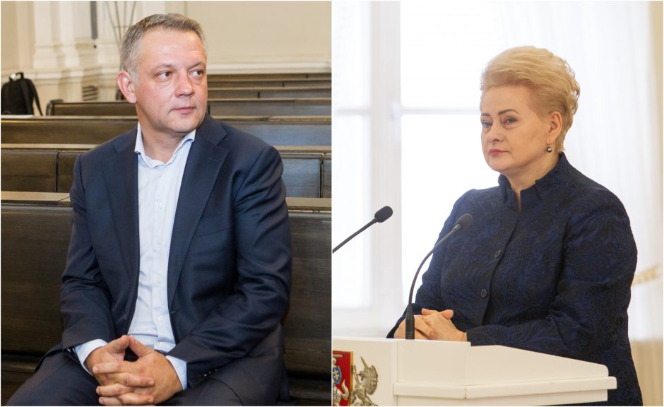 E. Masiulis: D. Grybauskaitė prašė „MG Baltic“ palankumo žiniasklaidoje