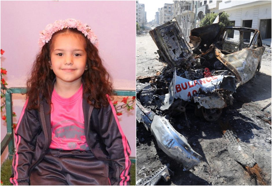 Pagalbos meldusi šešerių metukų mergaitė iš Gazos Ruožo žuvo
