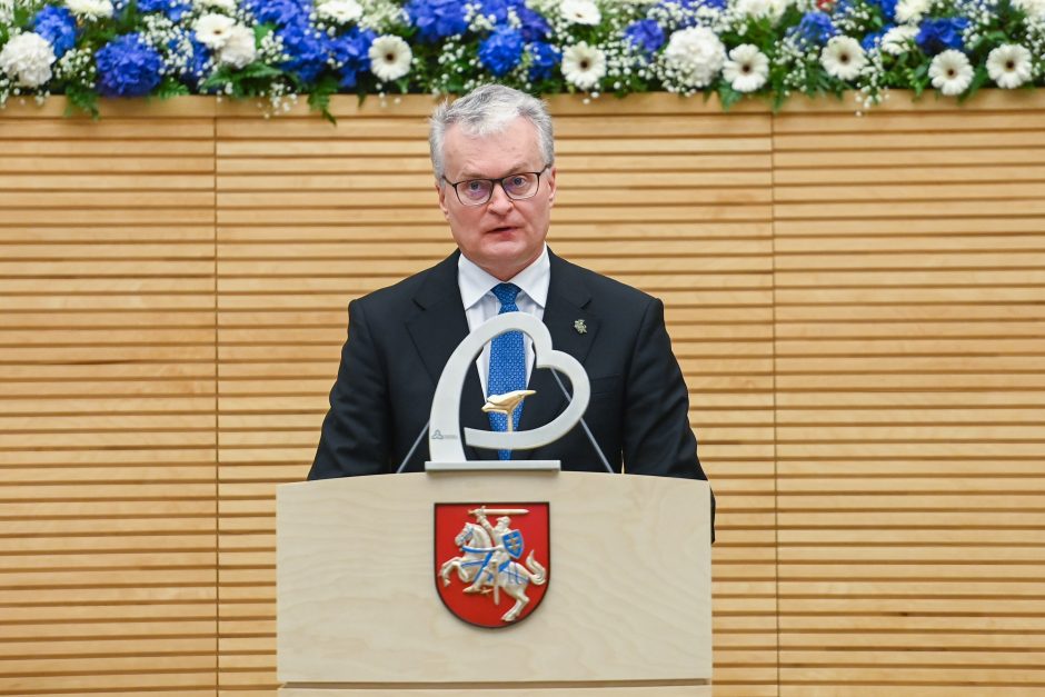 G. Nausėda apdovanotas Baltijos Asamblėjos medaliu