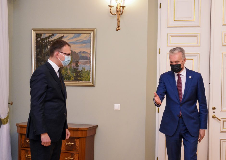 Prezidentas susitiko su K. Adomaičiu