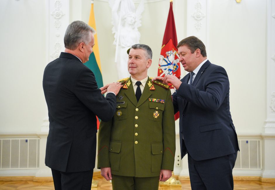 Laipsnių Lietuvos karininkams suteikimas