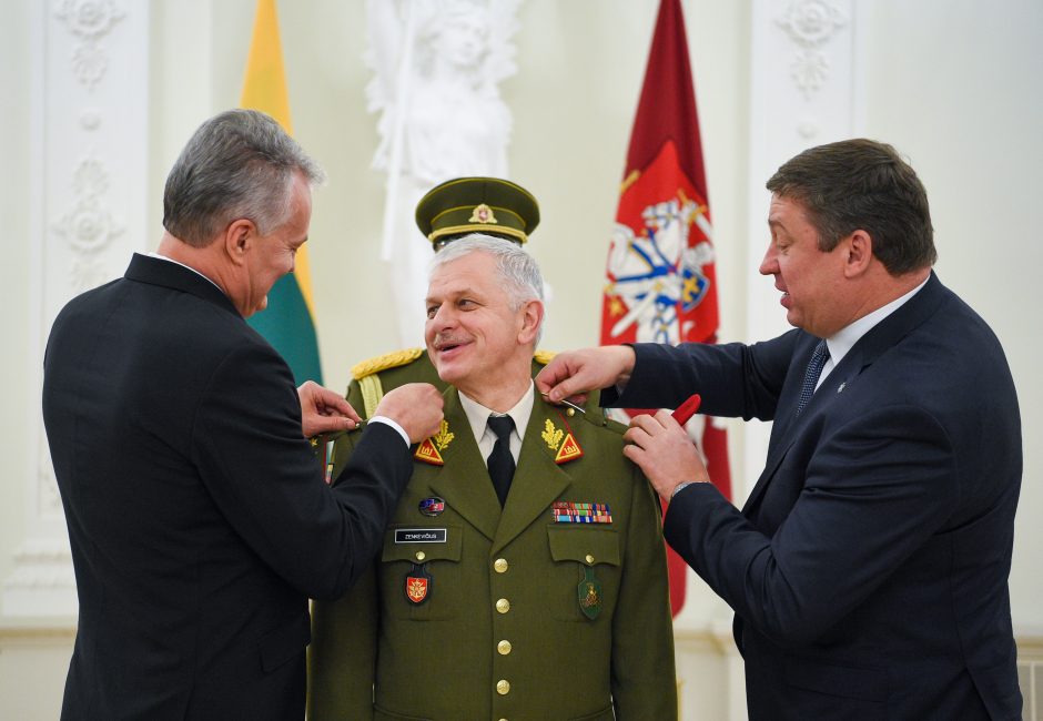 Laipsnių Lietuvos karininkams suteikimas