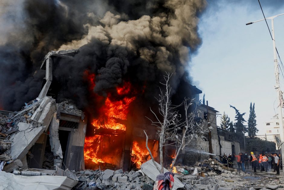 JAV vetavo JT Saugumo Tarybos rezoliuciją dėl ugnies nutraukimo Gazos Ruože