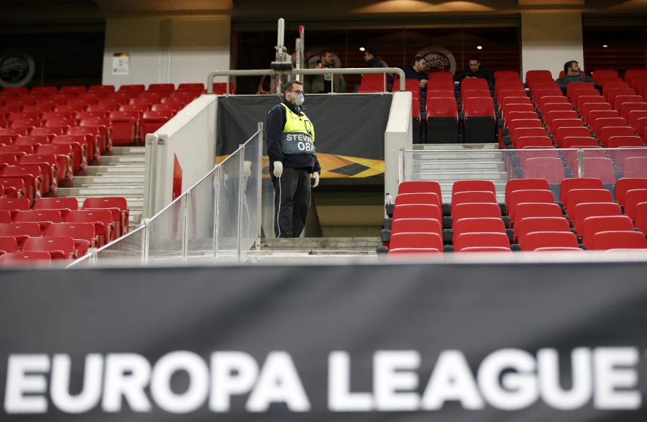 UEFA dėl koronaviruso atidėjo Čempionų ir Europos lygų varžybas