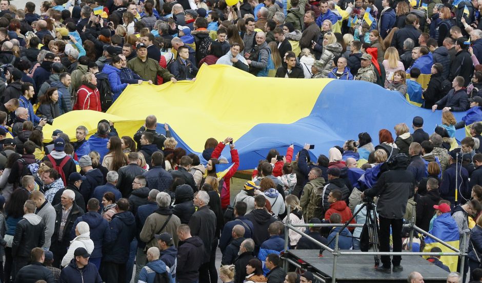 P. Porošenkos ir V. Zelenskio debatai Kijevo stadione