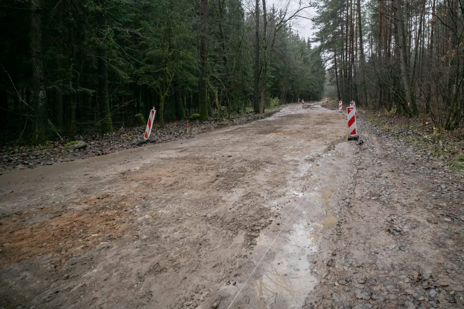 Vilniuje pradėta asfaltuoti Mykolo Lietuvio gatvės atkarpa