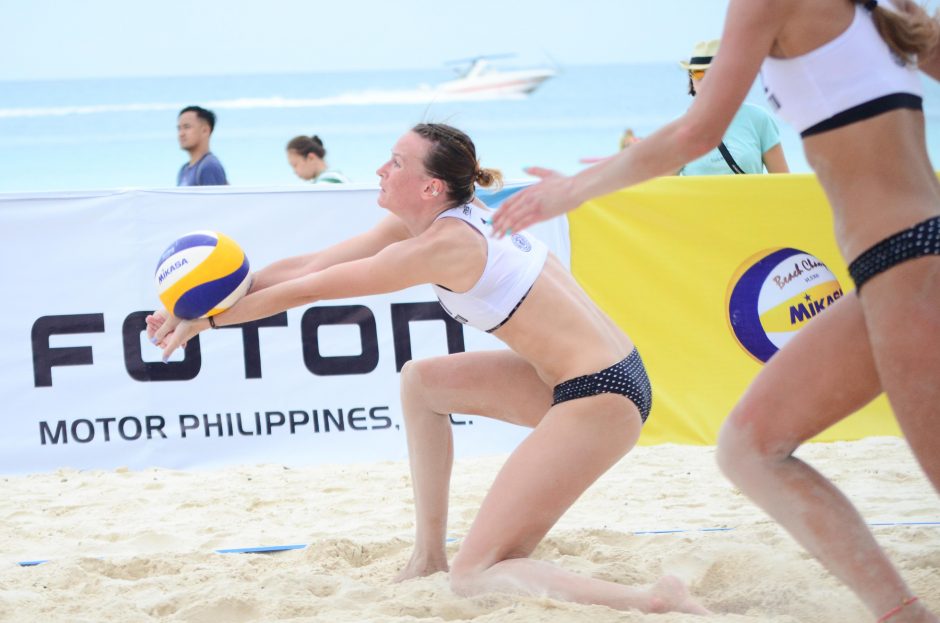 Nauja Lietuvos paplūdimio tinklinio pora Filipinuose užėmė penktąją vietą