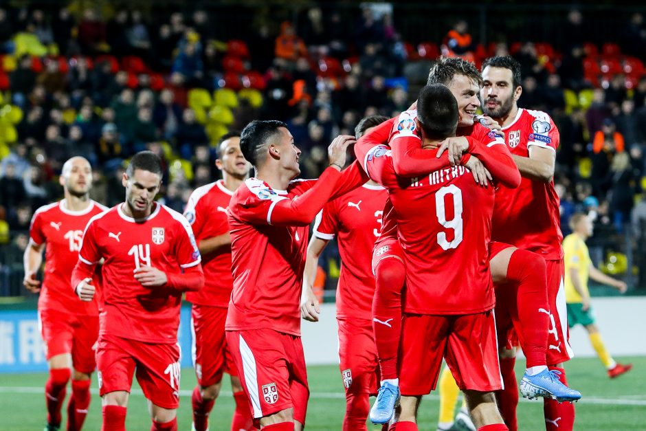 Europos futbolo čempionato atranka: Lietuva – Serbija