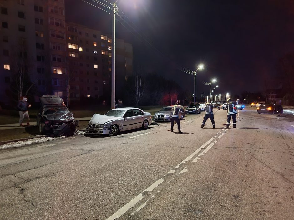 Stipri avarija Baltijos gatvėje