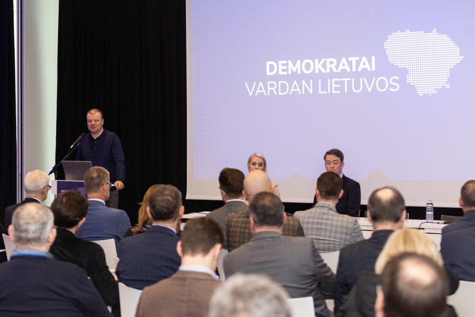 Vilniuje įsteigtas Demokratų sąjungos „Vardan Lietuvos“ skyrius