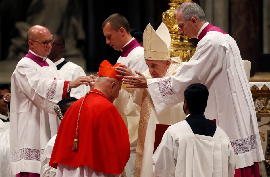 Popiežius paskyrė 13 naujų kardinolų, įskaitant lietuvį S. Tamkevičių