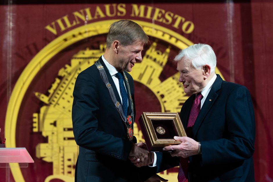 Sostinės garbės pilietis V. Adamkus: Vilnius buvo tikslas ir svajonė