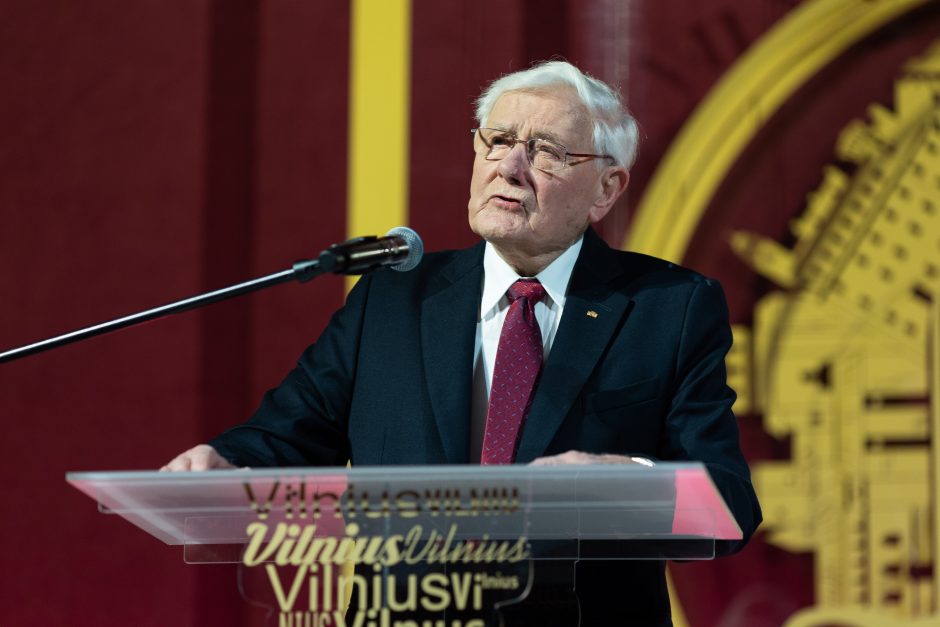 Sostinės garbės pilietis V. Adamkus: Vilnius buvo tikslas ir svajonė