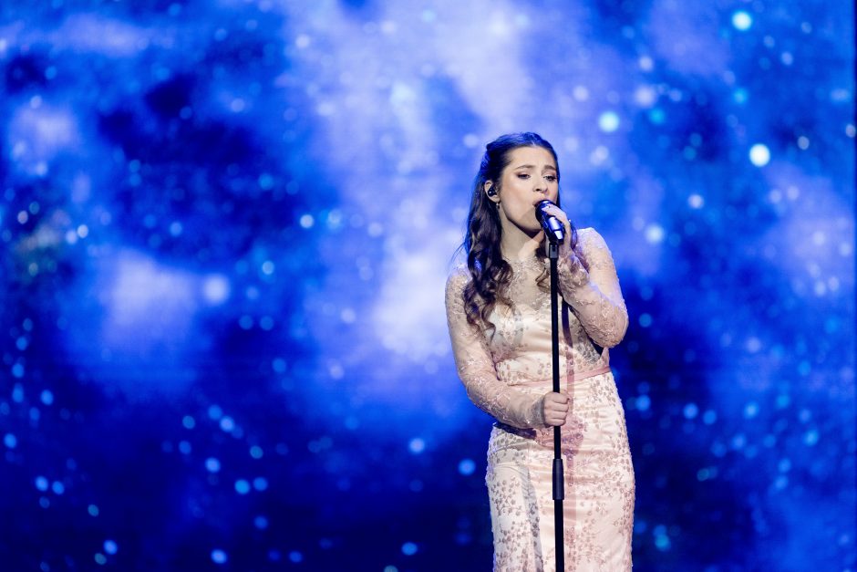 Nacionalinės „Eurovizijos“ atrankos „Pabandom iš naujo“ antros laidos filmavimas