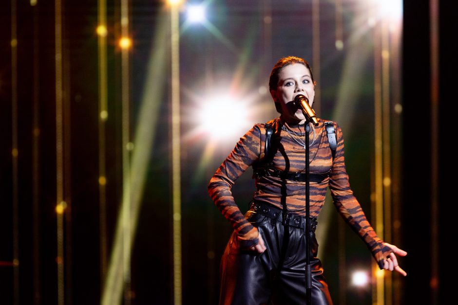 Nacionalinės „Eurovizijos“ atrankos „Pabandom iš naujo“ antros laidos filmavimas