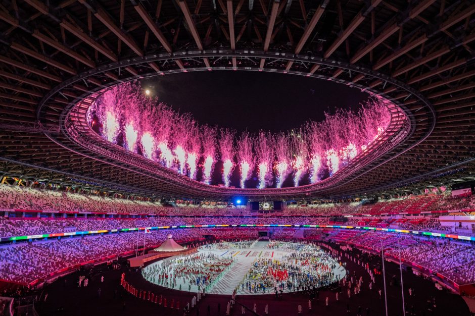 Tokijuje prasidėjo vasaros olimpinių žaidynių atidarymo ceremonija