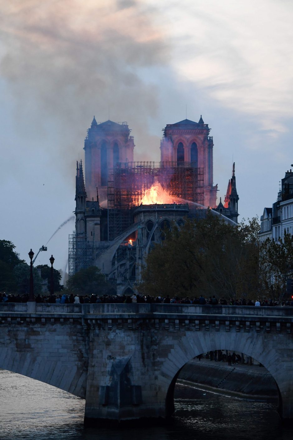 Lietuvos vadovai sukrėsti dėl Paryžiaus katedros gaisro 