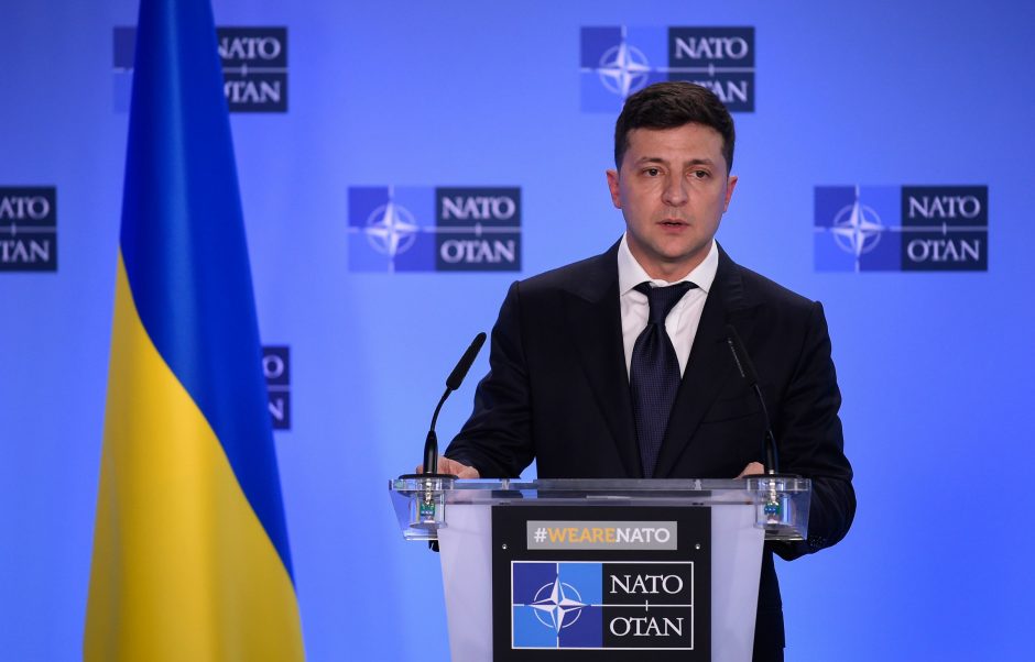 V.Zelenskis prašo Europos didinti Rusijai spaudimą, kad Rytų Ukrainoje baigtųsi karas