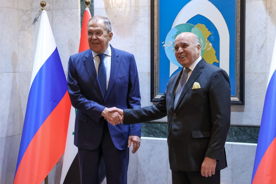 S. Lavrovas Irake aptaria JAV sankcijas dėl Ukrainos