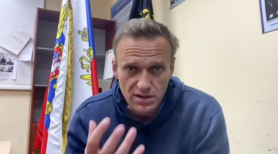 A. Navalnas skyrė savo apdovanojimą Rusijos ir Baltarusijos politiniams kaliniams