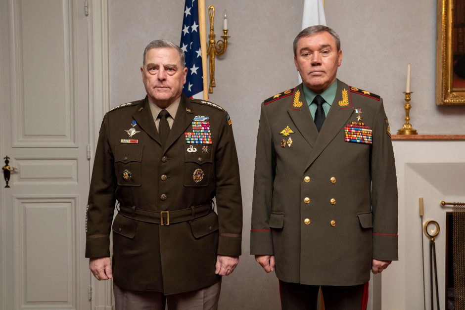 Aukščiausi JAV ir Rusijos generolai susitiko Helsinkyje
