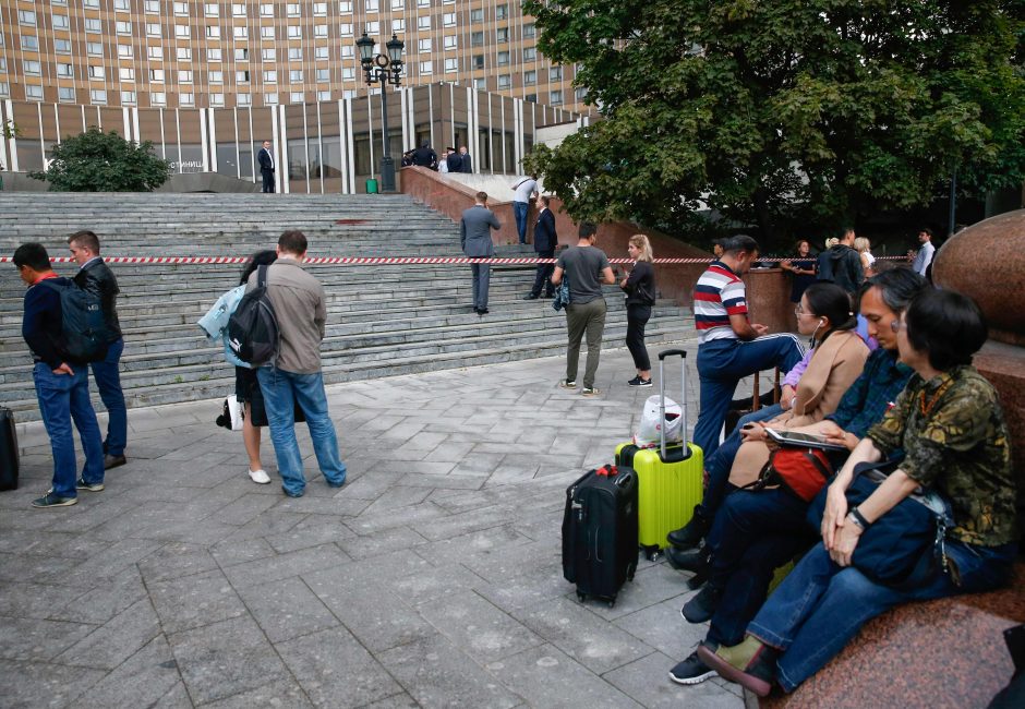Maskvoje per dieną užfiksuota per 30 pranešimų apie užminuotas viešąsias vietas