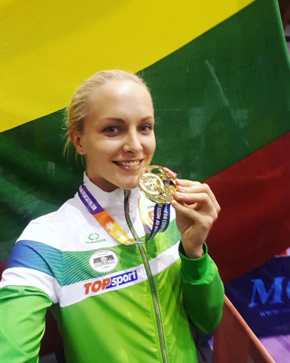 I. Serapinaitė triumfavo Europos jaunimo šiuolaikinės penkiakovės čempionate