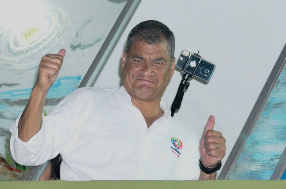 Buvęs Ekvadoro prezidentas R. Correa paprašė prieglobsčio Belgijoje