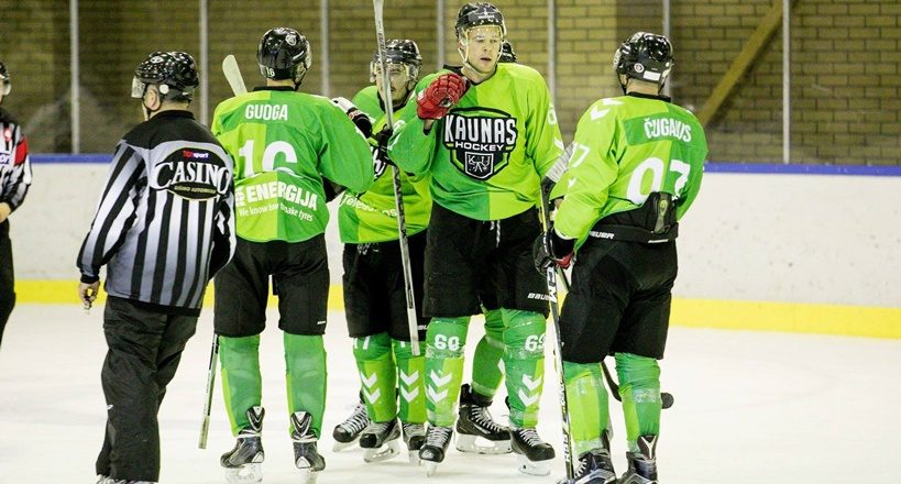 „Kaunas Hockey“ ledo ritulininkai išplėšė pergalę Vilniuje