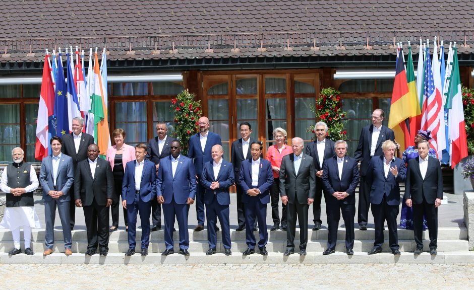 G-7 lyderiai pažadėjo dirbti dėl klimato kaitos pažabojimo