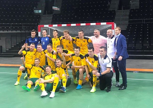 Lietuvos salės futbolo rinktinė triumfavo Baltijos taurės turnyre